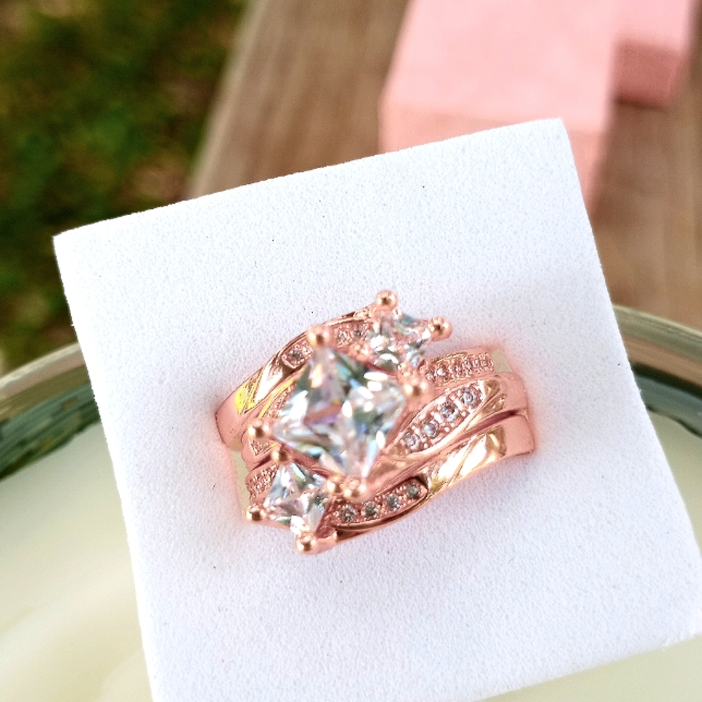 💞 3 piece Bridal Ring